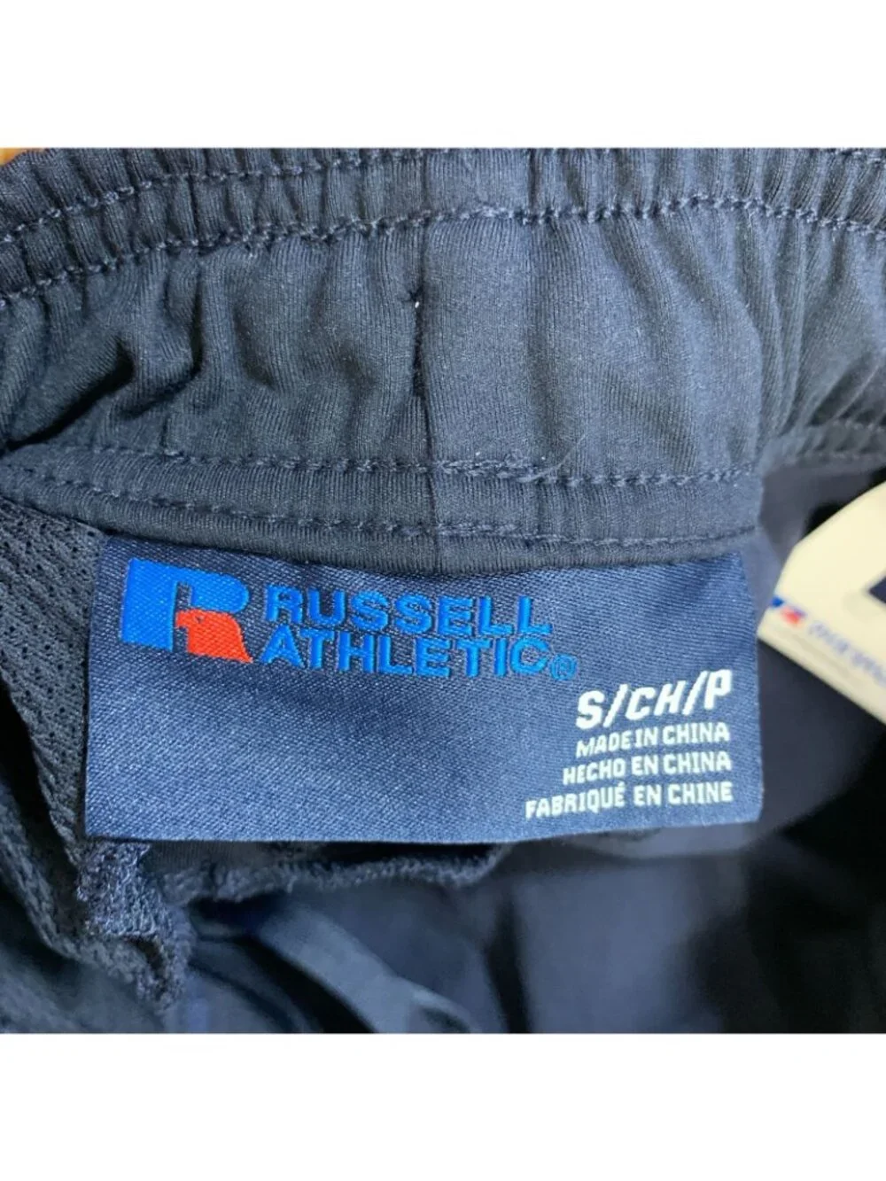 NWT Russell Athletic Men's S Navy Tapered Fit Pants Stretch